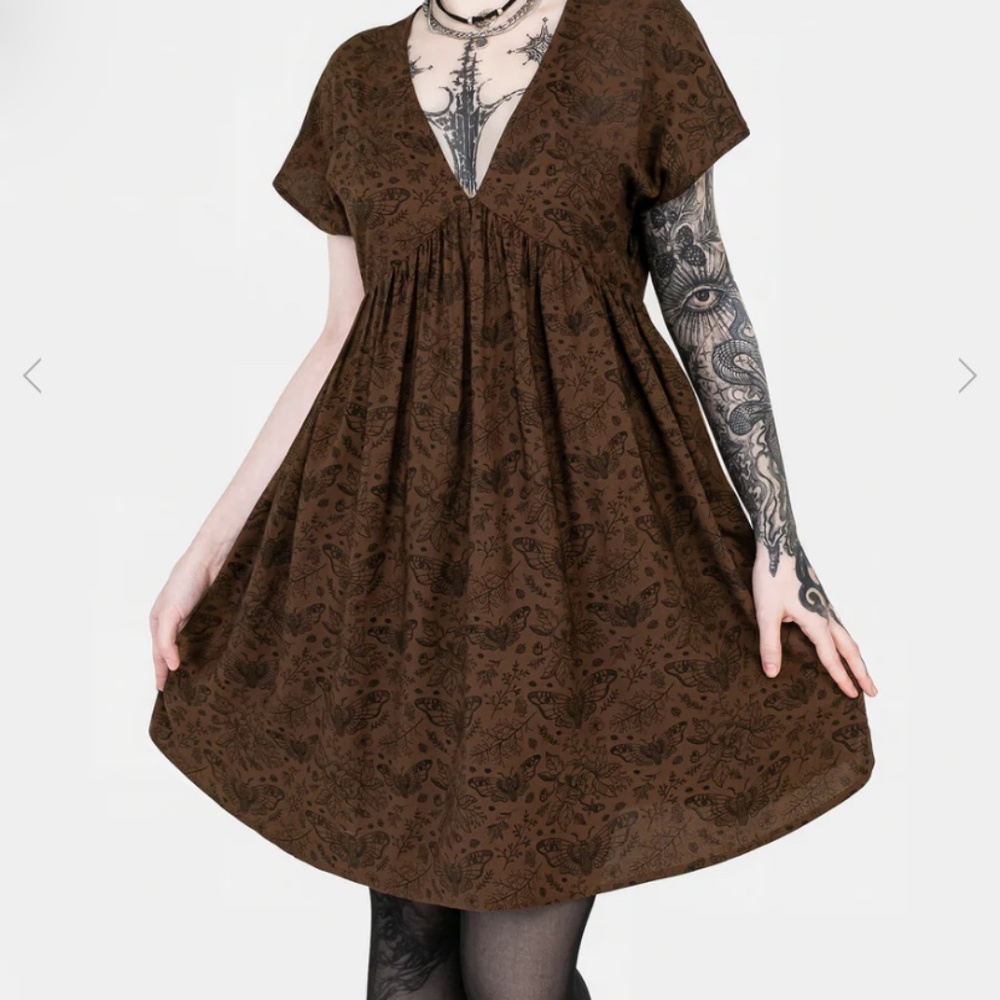 Disturbia Rosamoth Mini Smock Dress-Size 6